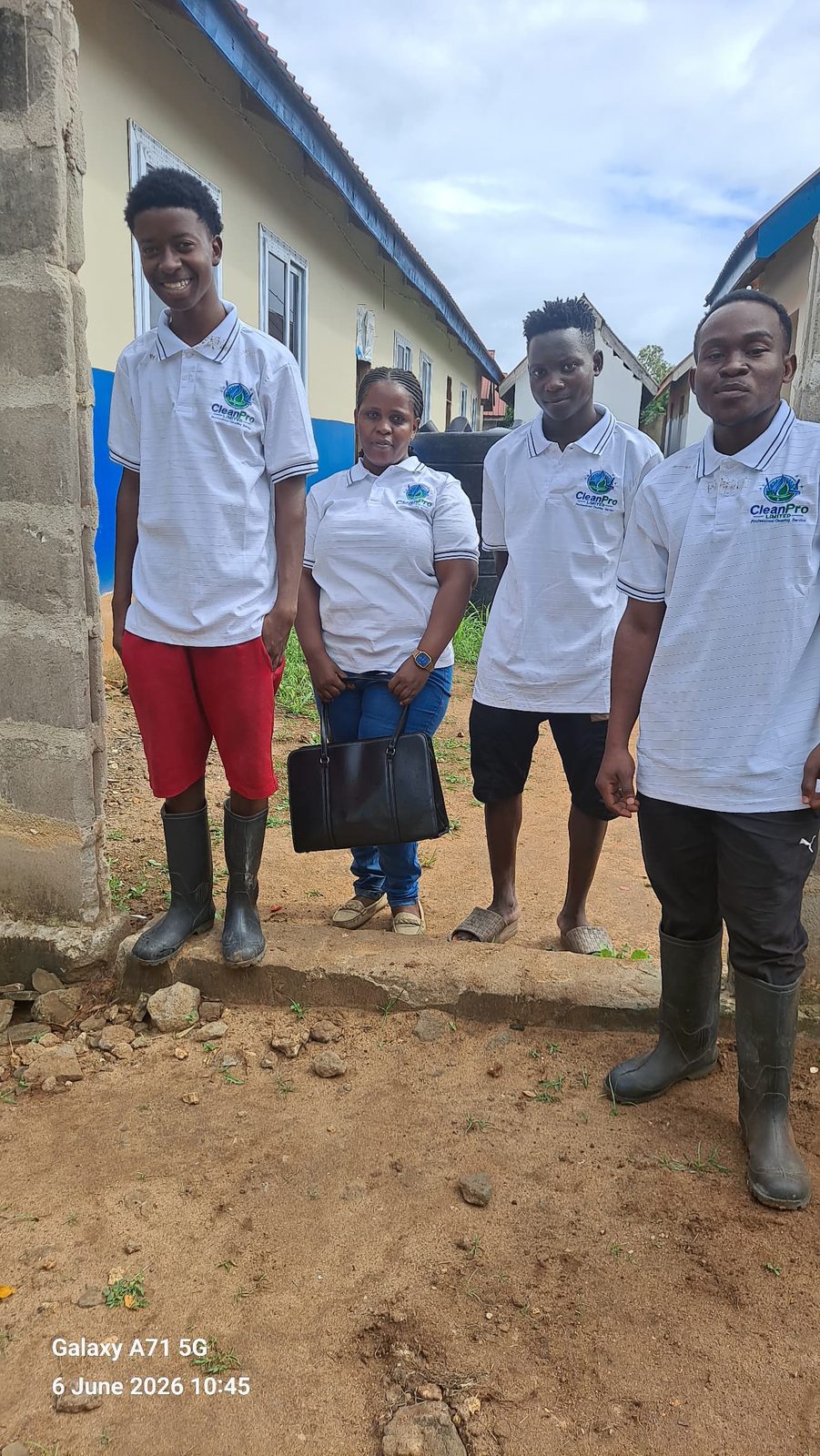 The CLEANPRO team on site – CleanPro Profession Cleaning & Fumigation Dar es Salaam