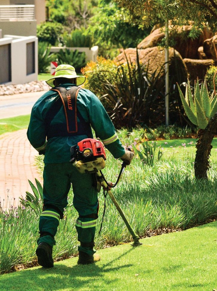 Neat lawn and garden maintenance